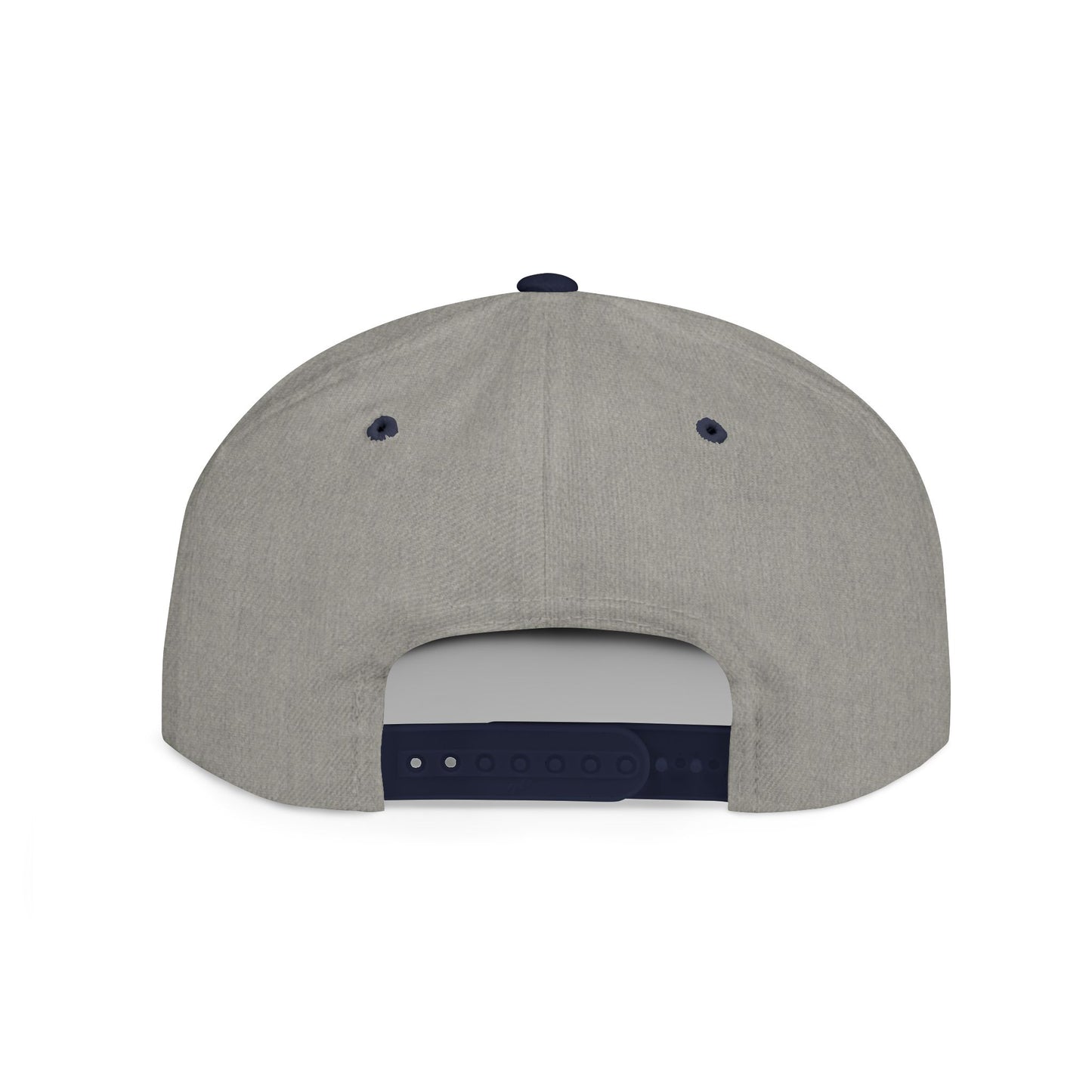 Embroidered Flat Bill Snapback [Mono Logo]