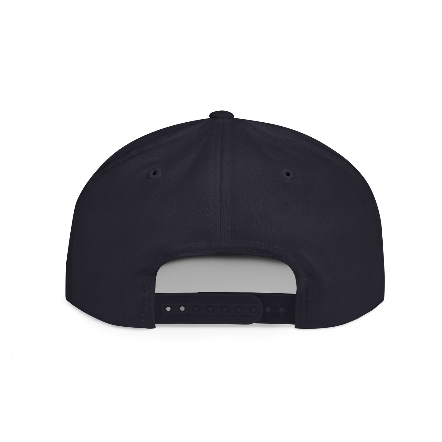 Embroidered Flat Bill Snapback [Mono Logo]
