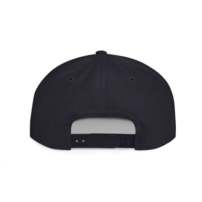 Embroidered Flat Bill Snapback [Mono Logo]