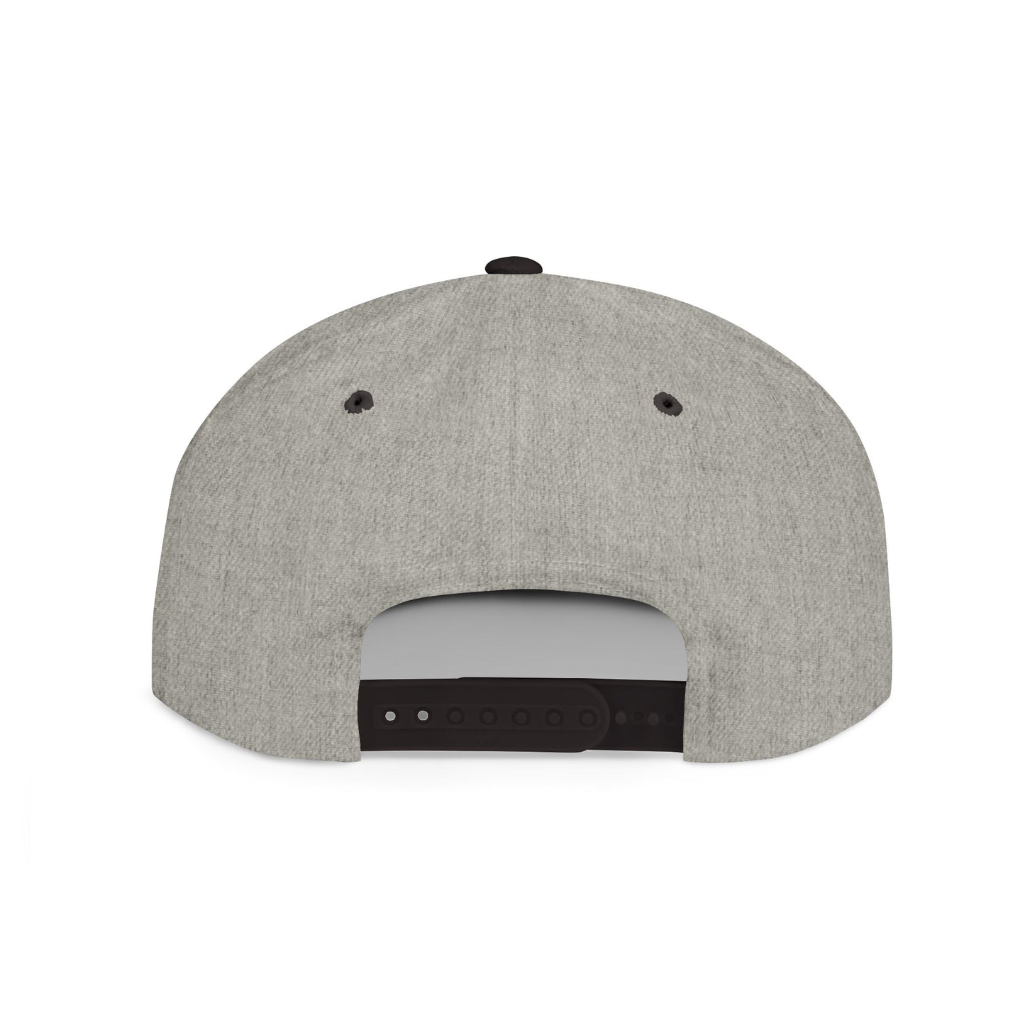 Embroidered Flat Bill Snapback [Mono Logo]