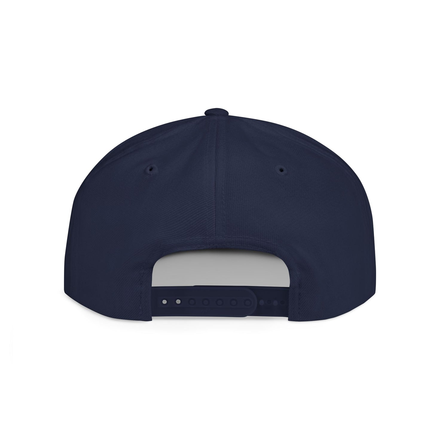 Embroidered Flat Bill Snapback [Mono Logo]