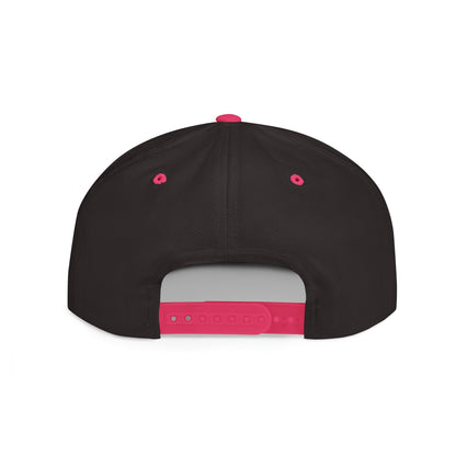 Embroidered Flat Bill Snapback [Mono Logo]