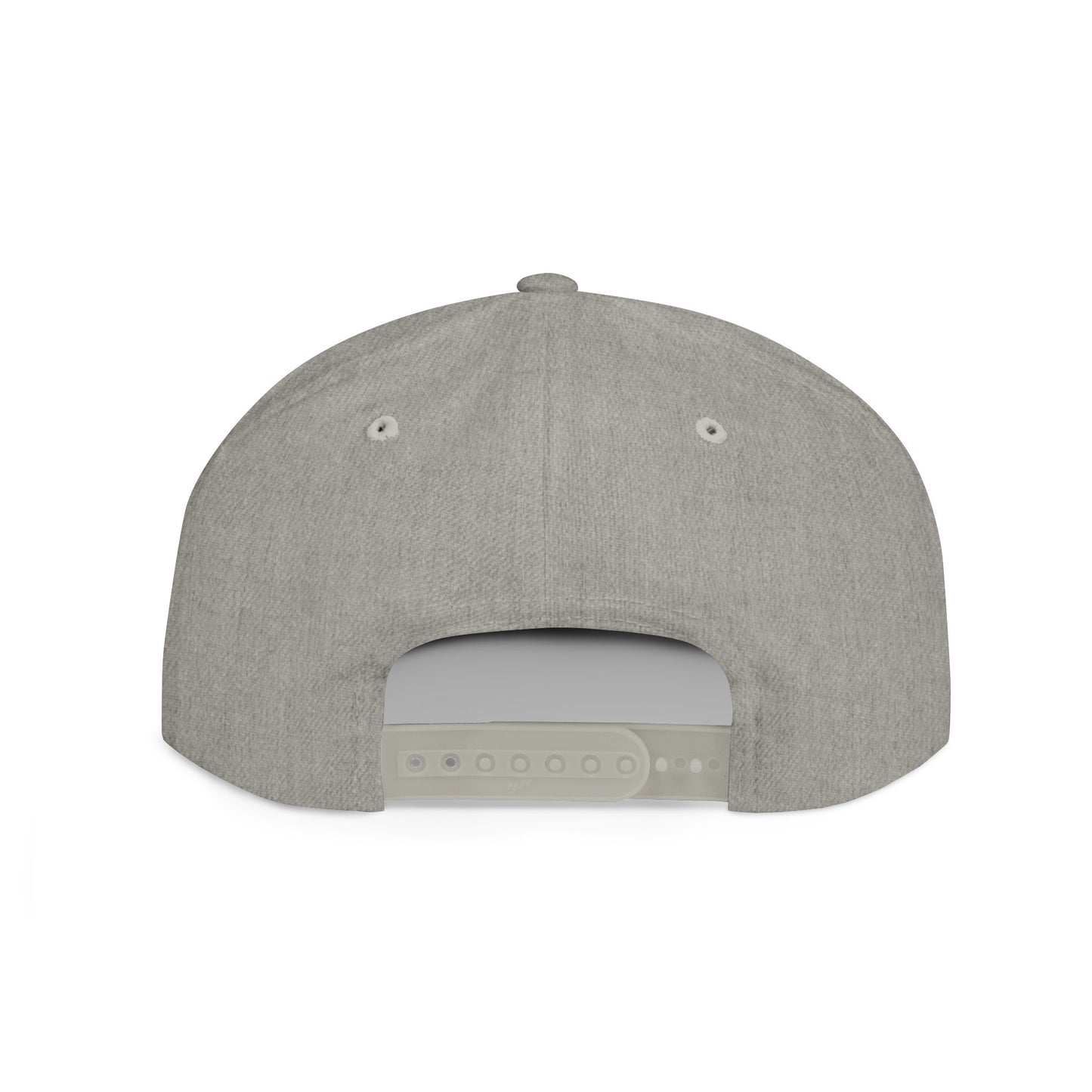 Embroidered Flat Bill Snapback [Mono Logo]