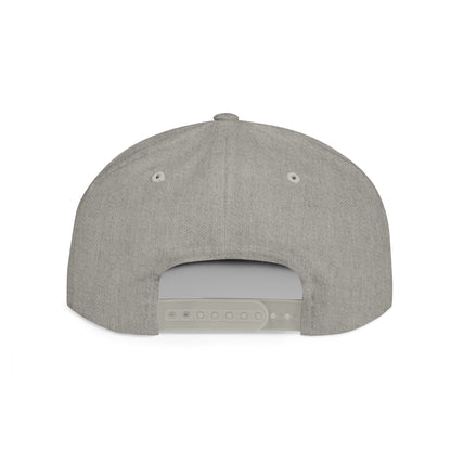 Embroidered Flat Bill Snapback [Mono Logo]