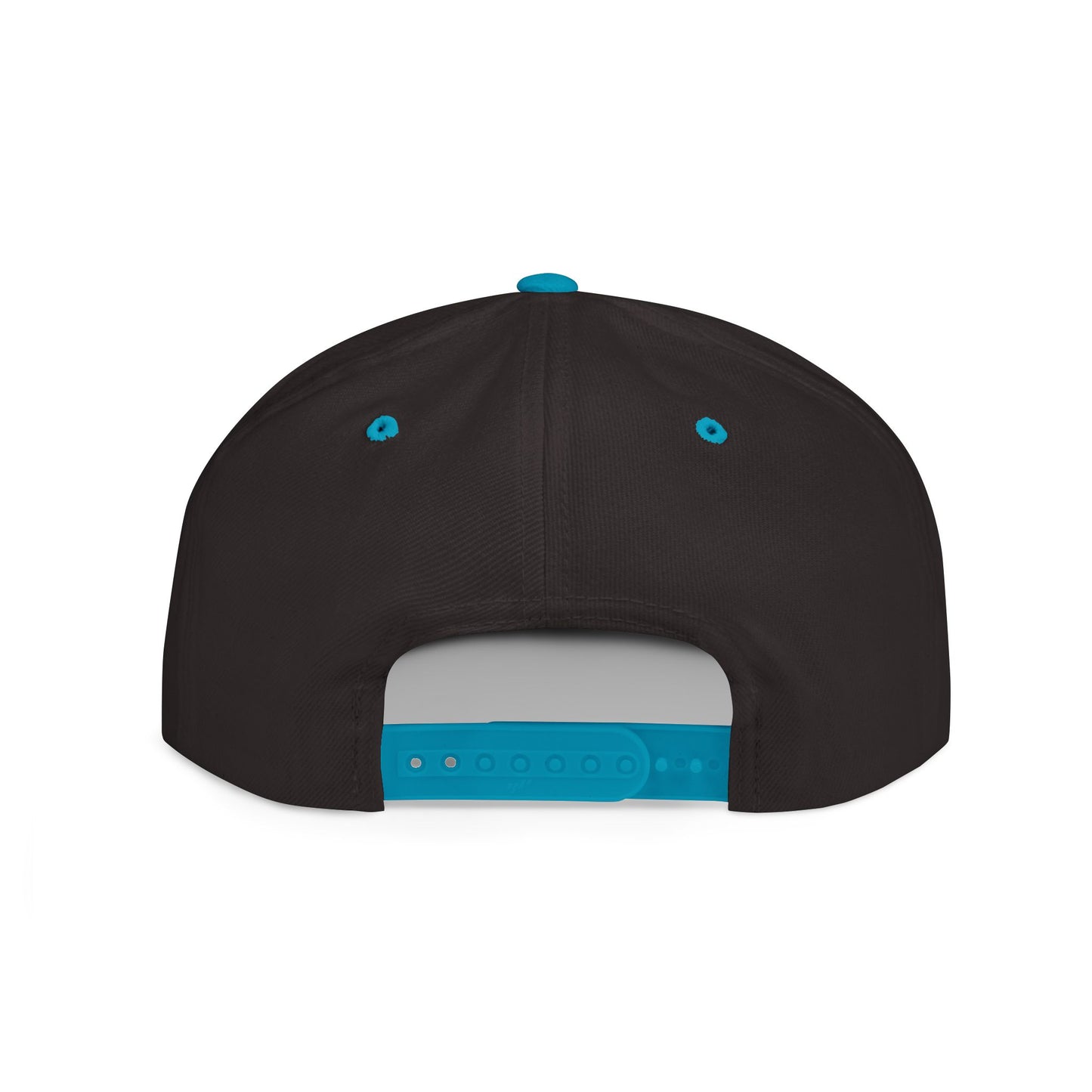 Embroidered Flat Bill Snapback [Mono Logo]