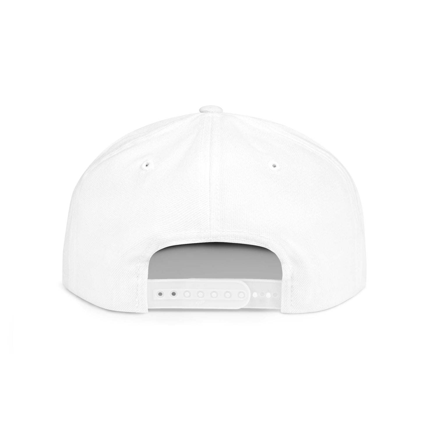 Embroidered Flat Bill Snapback [Mono Logo]