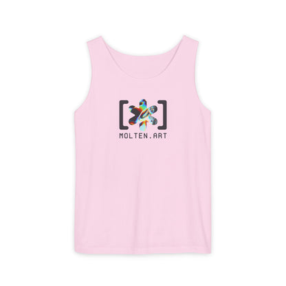 Molten Classic [Color Logo] Unisex Garment-Dyed Tank Top