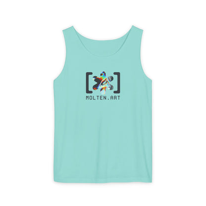 Molten Classic [Color Logo] Unisex Garment-Dyed Tank Top